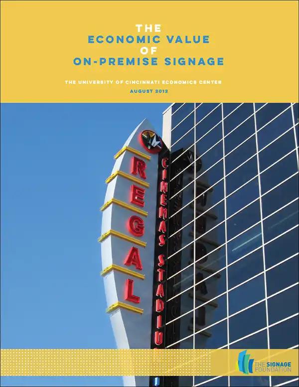 Economic Value of Signs 2012 Cover