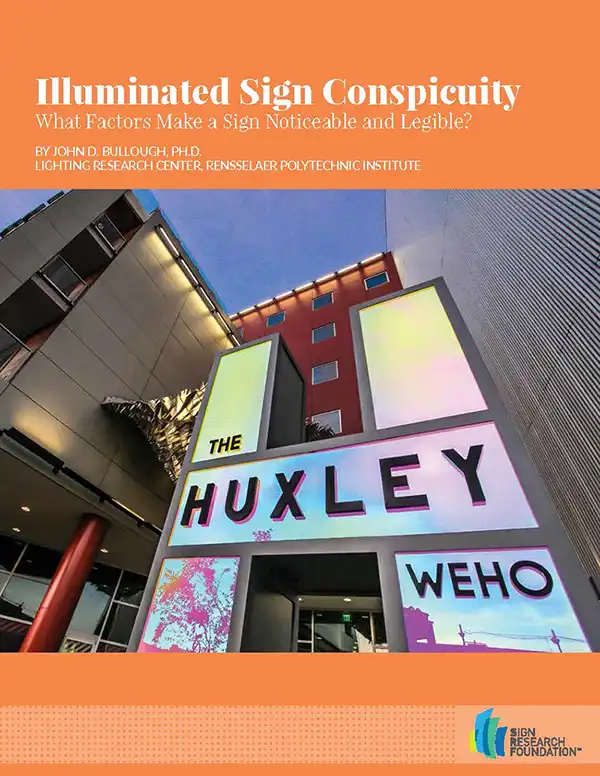 Illuminated Sign Conspicuity Cover